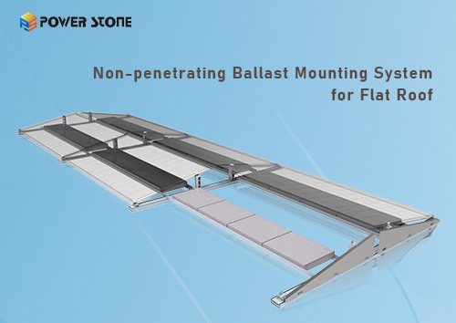 Nicht penstierender Ballastmontagesystem für Flachdach