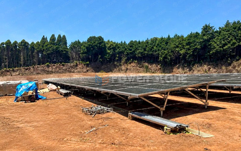 1.5MW-ZAM Solar Double Post PV System in Japan